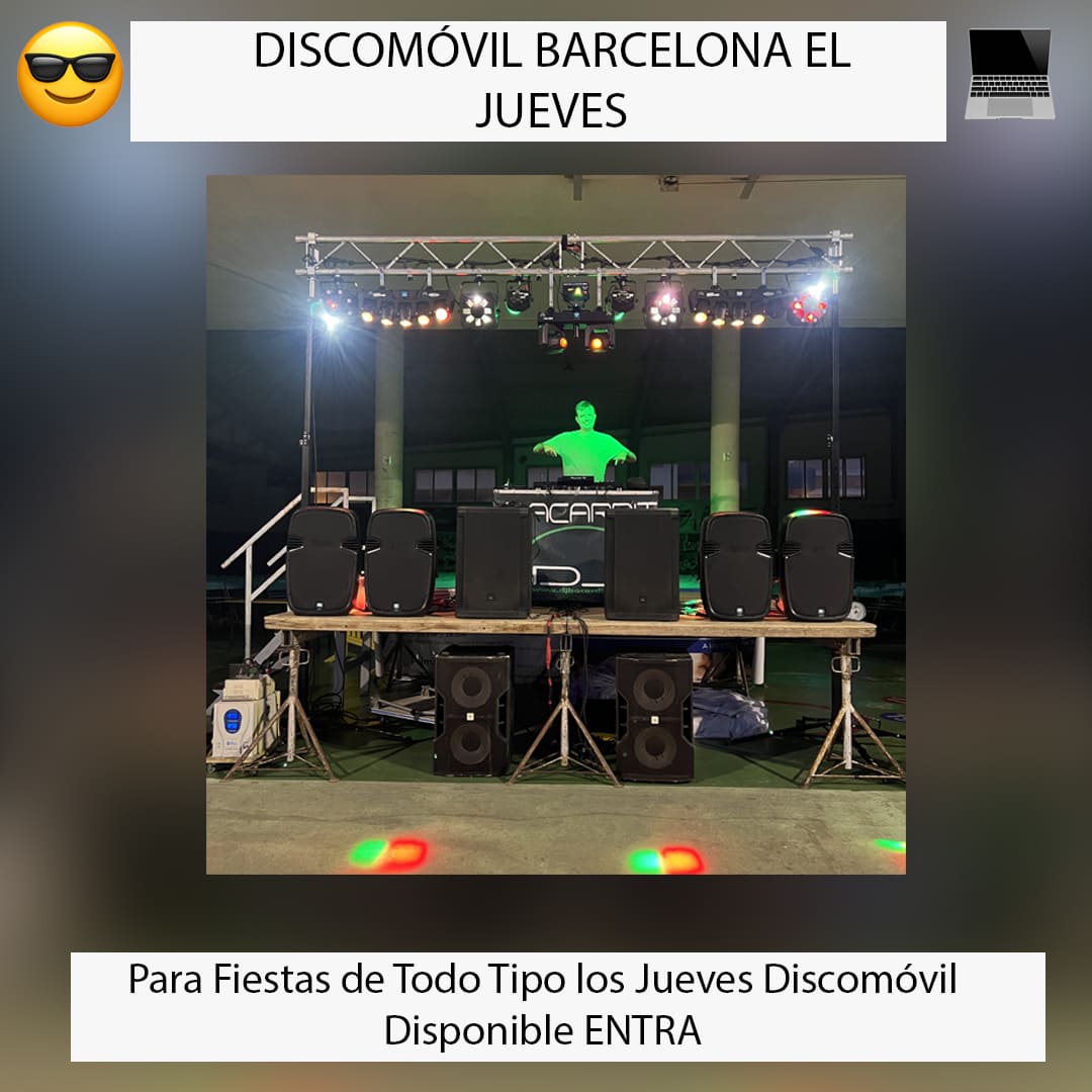 Discomóvil Barcelona el Jueves