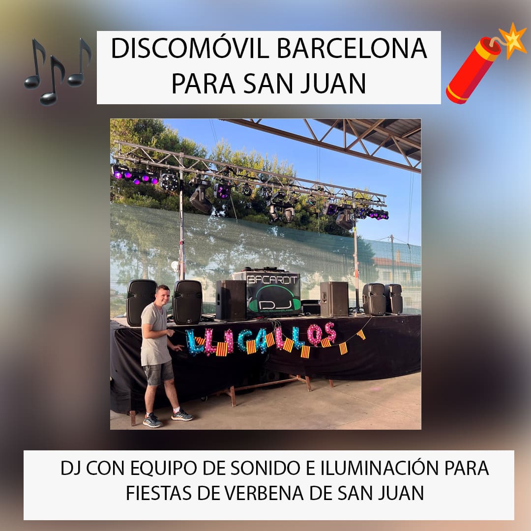 Discomóvil en Barcelona Para San Juan
