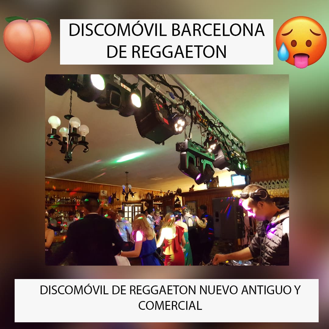 Discomóvil en Barcelona de Reggaeton