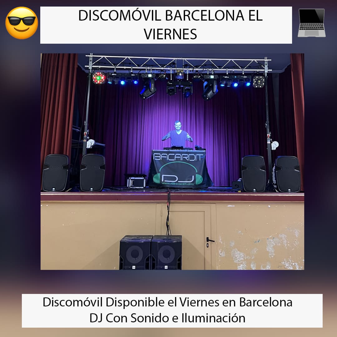 Discomóvil en Barcelona el Viernes