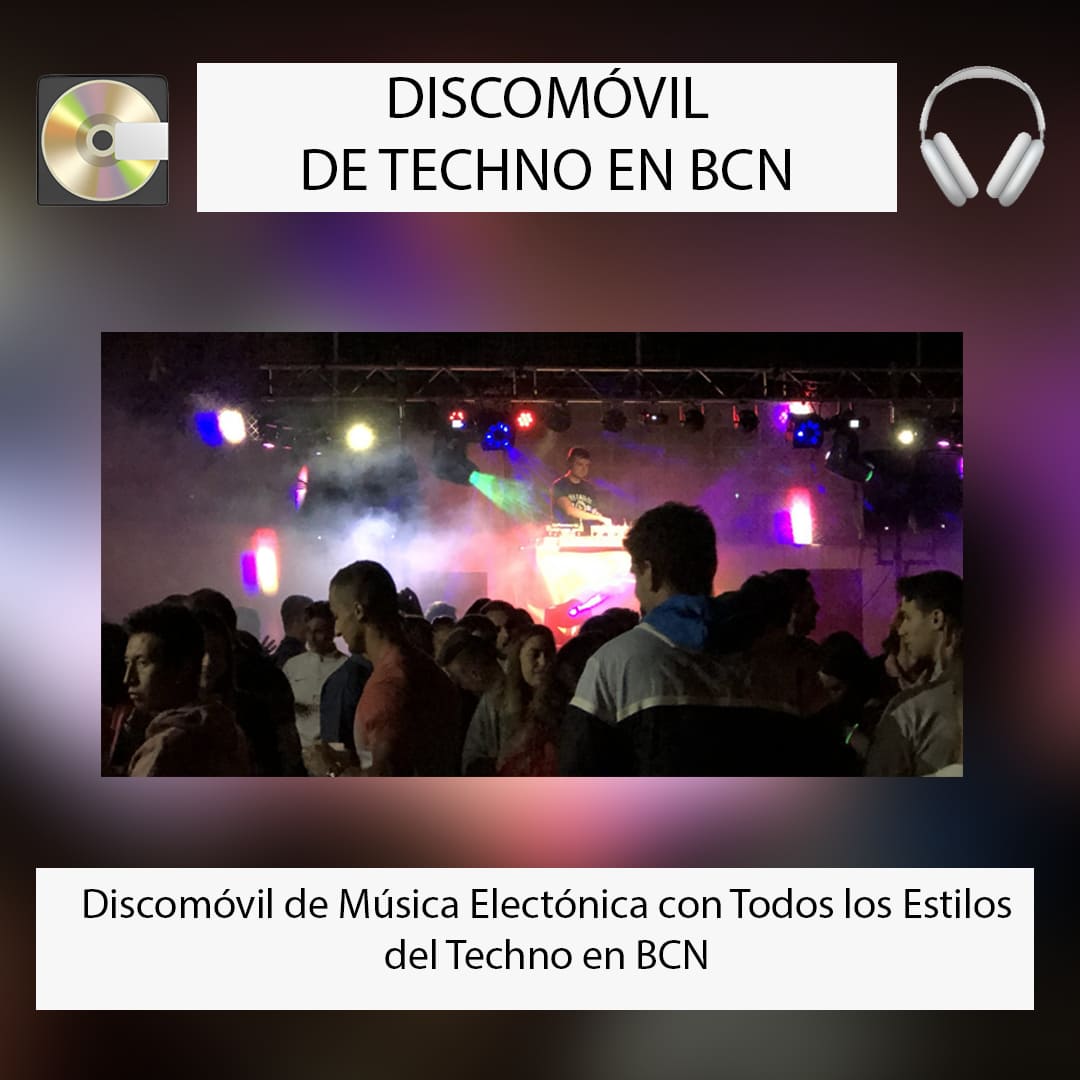 Discomóvil Barcelona Techno